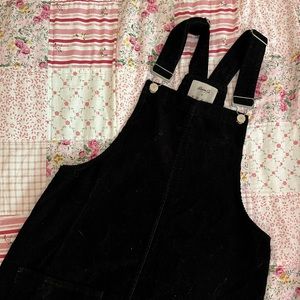 denim & co corduroy skirt overalls